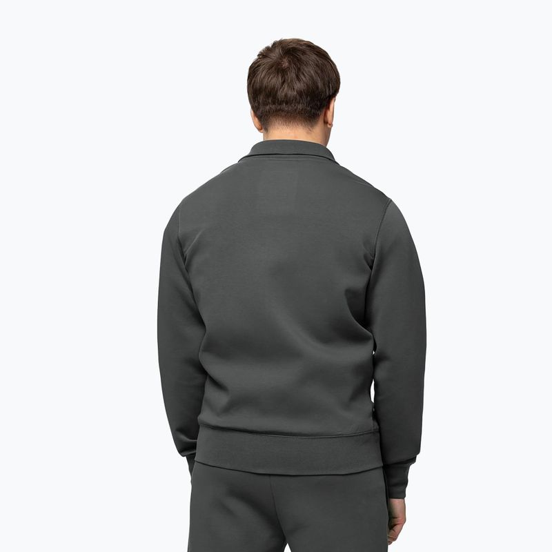 Кофта чоловіча Pitbull Sampson Zip grey/green 3