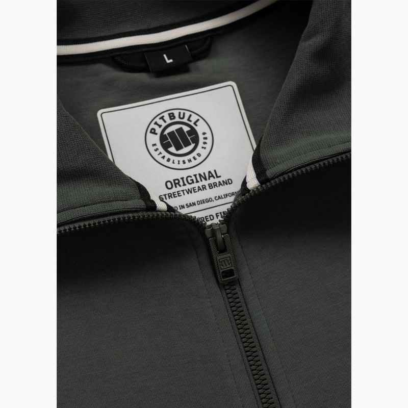 Кофта чоловіча Pitbull Sampson Zip grey/green 7