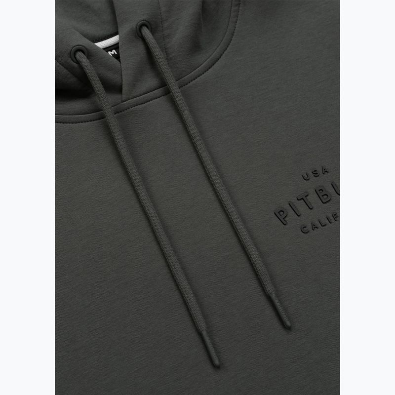 Кофта чоловіча Pitbull Sampson Hooded Sweatshirt grey/green 7