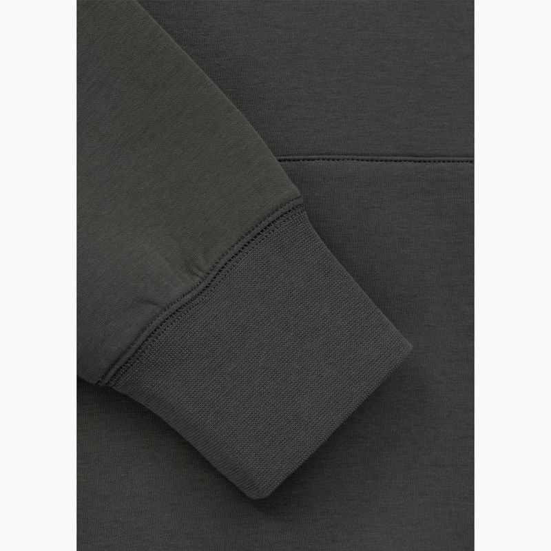 Кофта чоловіча Pitbull Sampson Hooded Sweatshirt grey/green 8