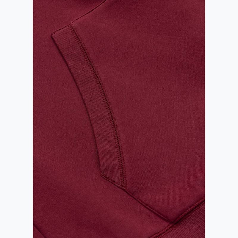 Кофта чоловіча Pitbull Sampson Hooded Sweatshirt burgundy 11