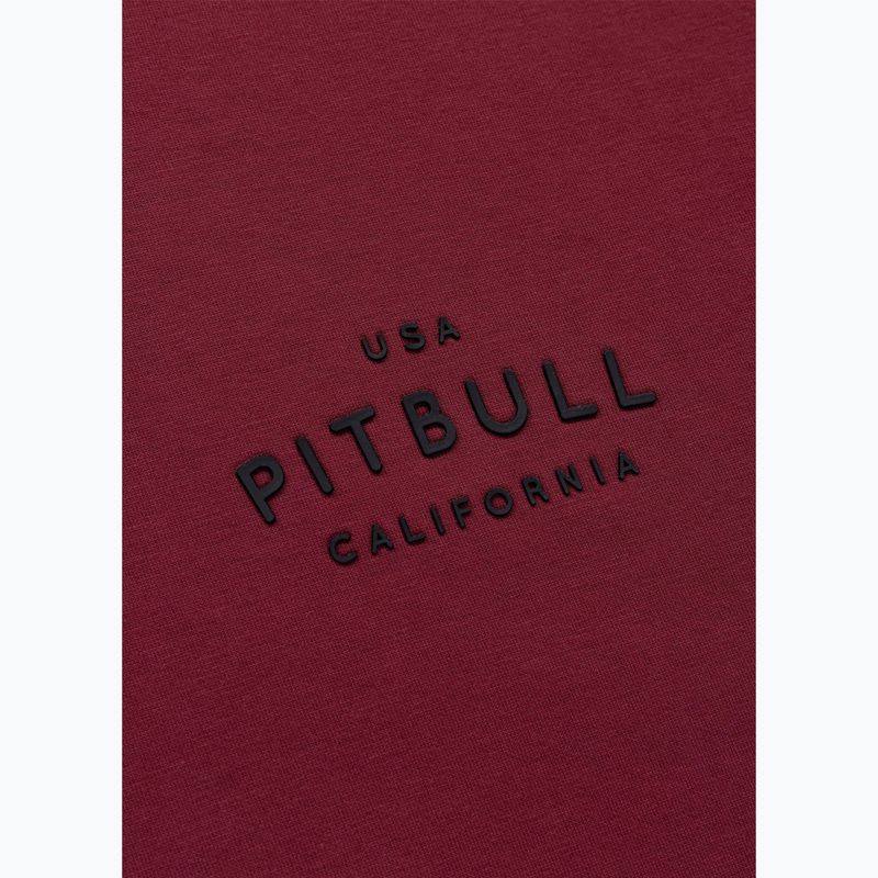 Кофта чоловіча Pitbull Sampson Hooded Sweatshirt burgundy 12