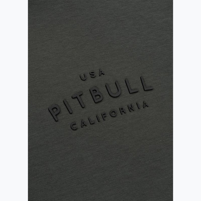 Кофта чоловіча Pitbull Sampson Hooded Zip Sweatshirt grey/green 12