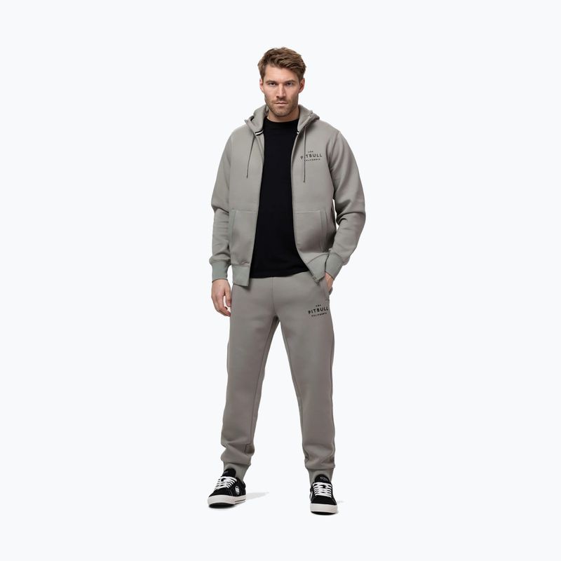 Кофта чоловіча Pitbull Sampson Hooded Zip Sweatshirt grey/harbour 2