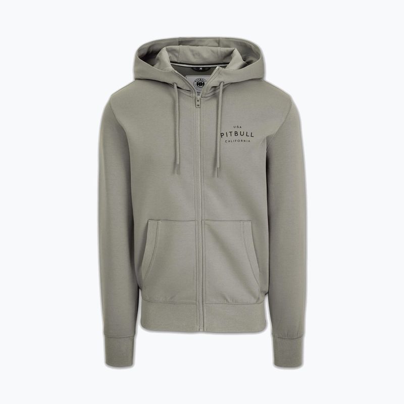Кофта чоловіча Pitbull Sampson Hooded Zip Sweatshirt grey/harbour 5