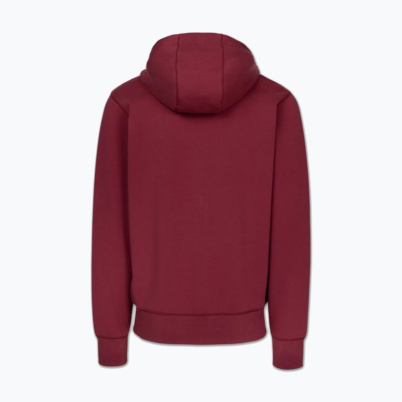 Кофта чоловіча Pitbull Sampson Hooded Zip Sweatshirt burgundy 6