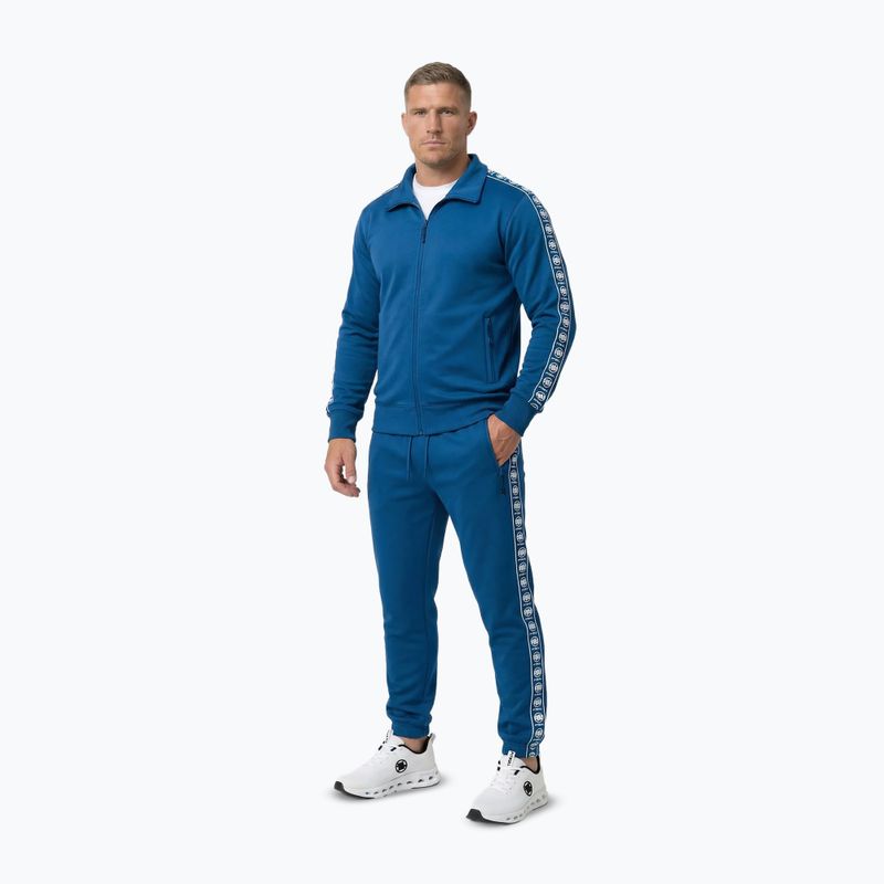Кофта чоловіча Pitbull Track Jacket Powers azure blue 2