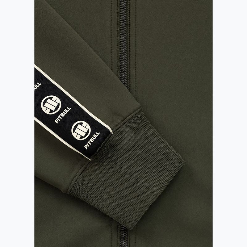 Кофта чоловіча Pitbull Track Jacket Powers old green 6