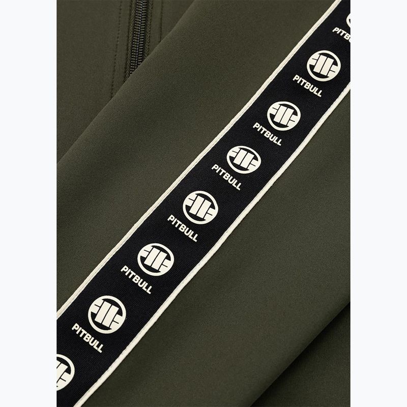 Кофта чоловіча Pitbull Track Jacket Powers old green 7