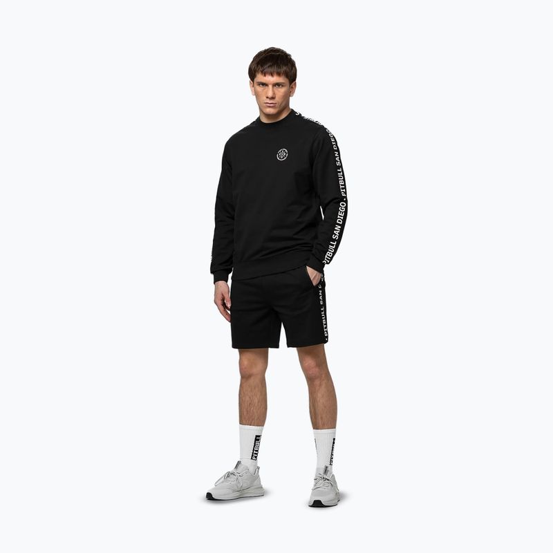 Кофта чоловіча Pitbull Tape Parker Crewneck black 2
