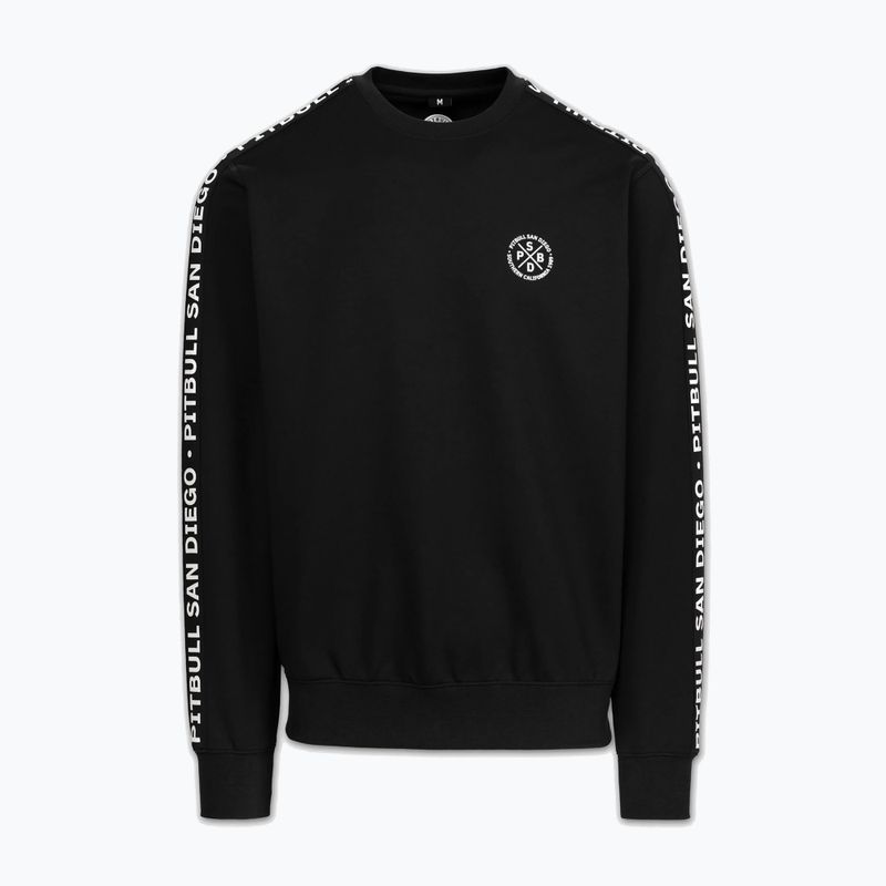 Кофта чоловіча Pitbull Tape Parker Crewneck black 5