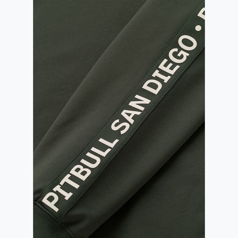 Кофта чоловіча Pitbull Tape Parker Crewneck old green 9
