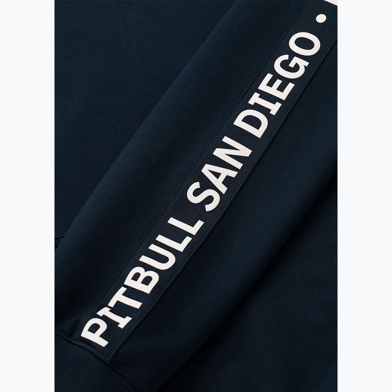 Кофта чоловіча Pitbull Tape Parker Hooded dark navy 9