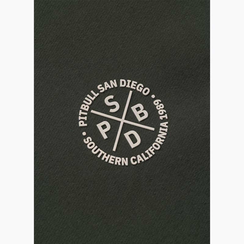 Кофта чоловіча Pitbull Tape Parker Hooded old green 10