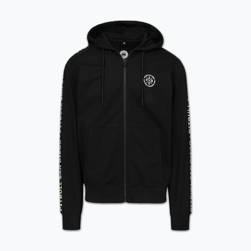 Кофта чоловіча Pitbull Tape Parker Hooded Zip black 3