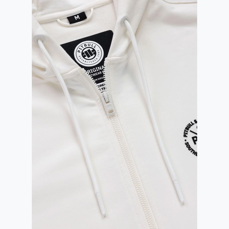 Кофта чоловіча Pitbull Tape Parker Hooded Zip off white 5