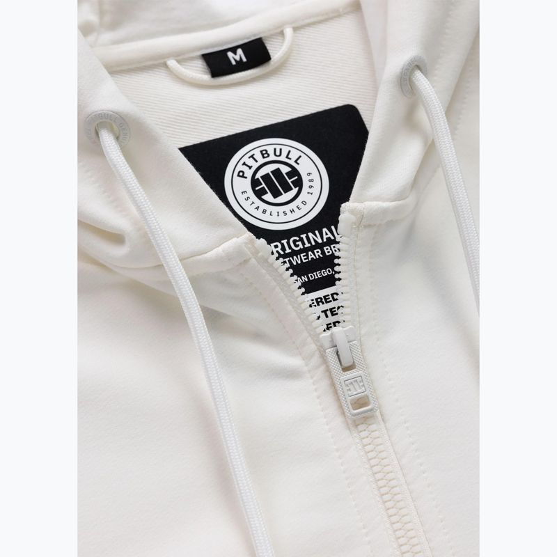 Кофта чоловіча Pitbull Tape Parker Hooded Zip off white 6