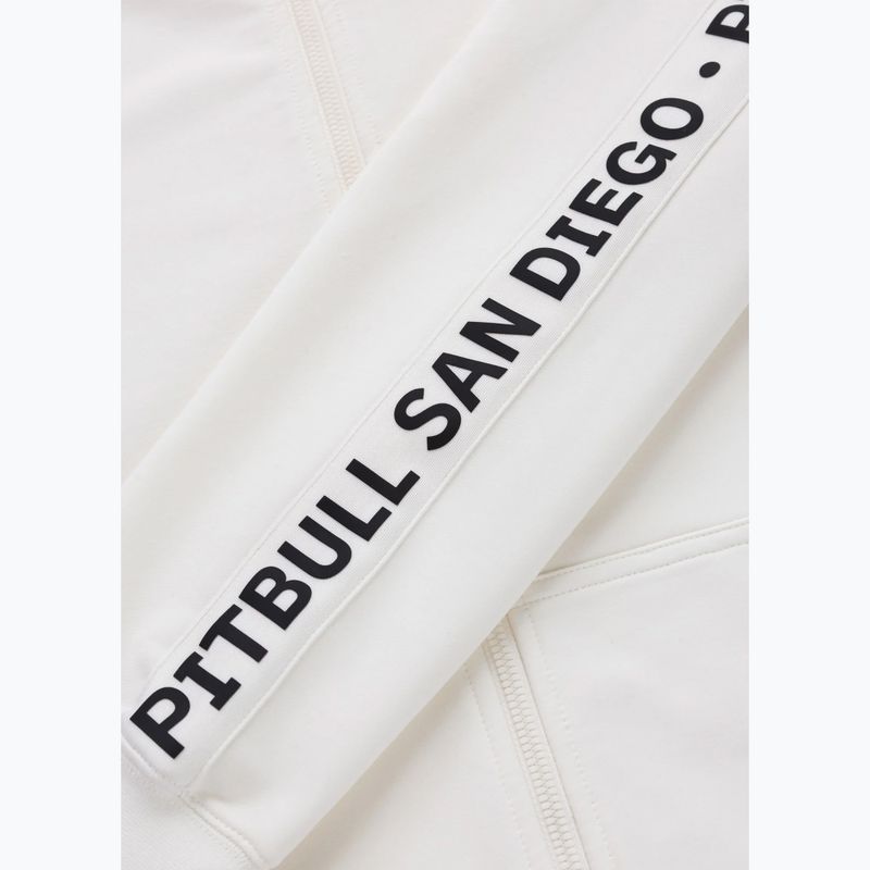 Кофта чоловіча Pitbull Tape Parker Hooded Zip off white 8