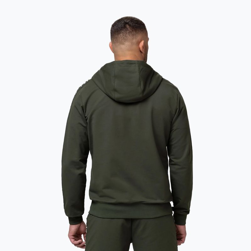 Кофта чоловіча Pitbull Tape Parker Hooded Zip old green 3