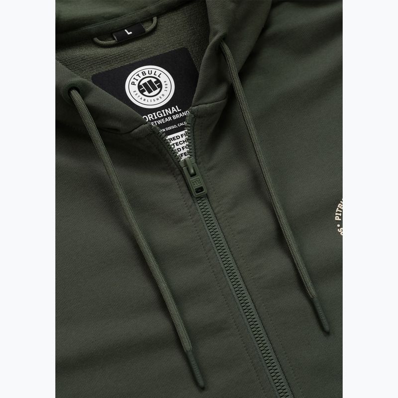 Кофта чоловіча Pitbull Tape Parker Hooded Zip old green 8