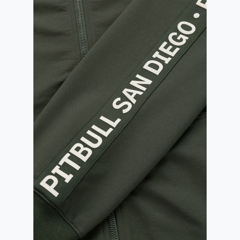 Кофта чоловіча Pitbull Tape Parker Hooded Zip old green 11