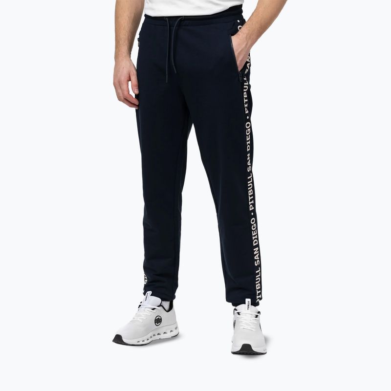Штани чоловічі Pitbull Tape Parker Jogging dark navy 4