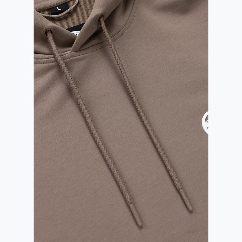 Кофта чоловіча Pitbull Nugget Small Logo Hooded brown savana 7