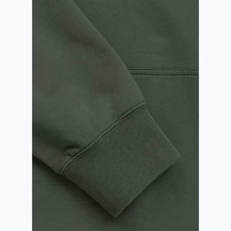 Кофта чоловіча Pitbull Nugget Small Logo Hooded sage green 7