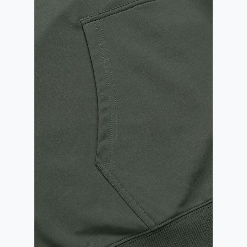 Кофта чоловіча Pitbull Nugget Small Logo Hooded sage green 8