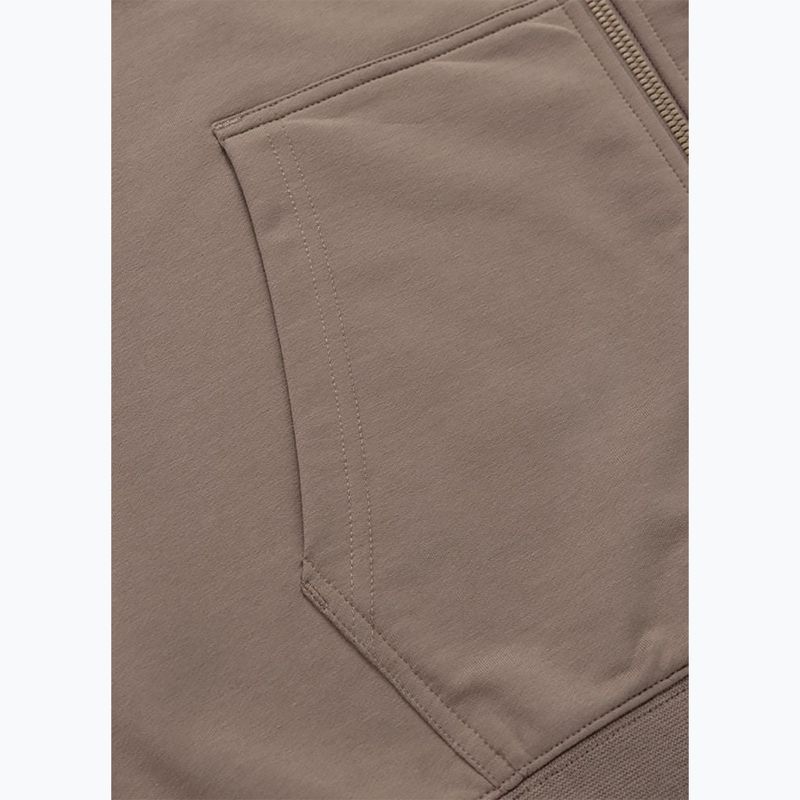 Кофта чоловіча Pitbull Nugget Small Logo Hooded Zip brown savana 9