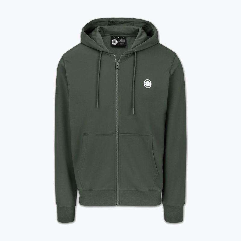 Кофта чоловіча Pitbull Nugget Small Logo Hooded Zip sage green 5
