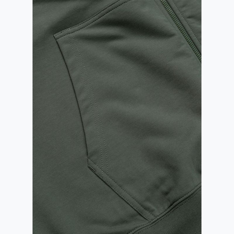 Кофта чоловіча Pitbull Nugget Small Logo Hooded Zip sage green 9