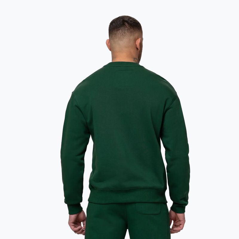 Кофта чоловіча Pitbull Badger Crewneck hunter/green 3