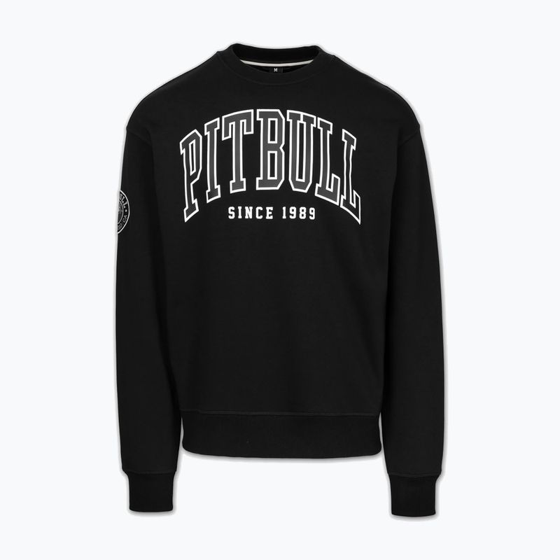 Кофта чоловіча Pitbull Badger Crewneck black 5