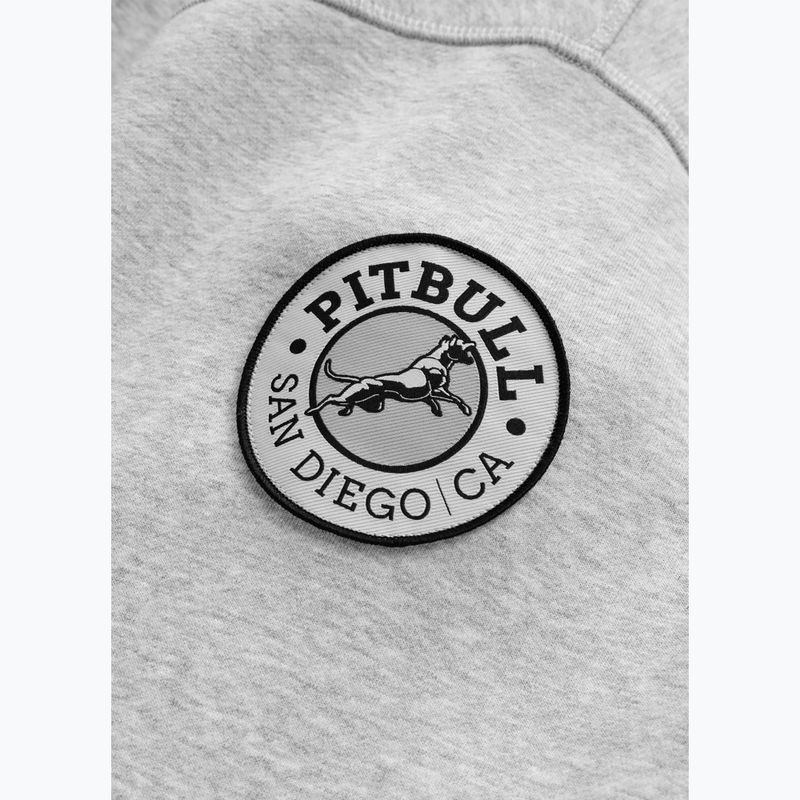Кофта чоловіча Pitbull Badger Hooded grey/melange 8
