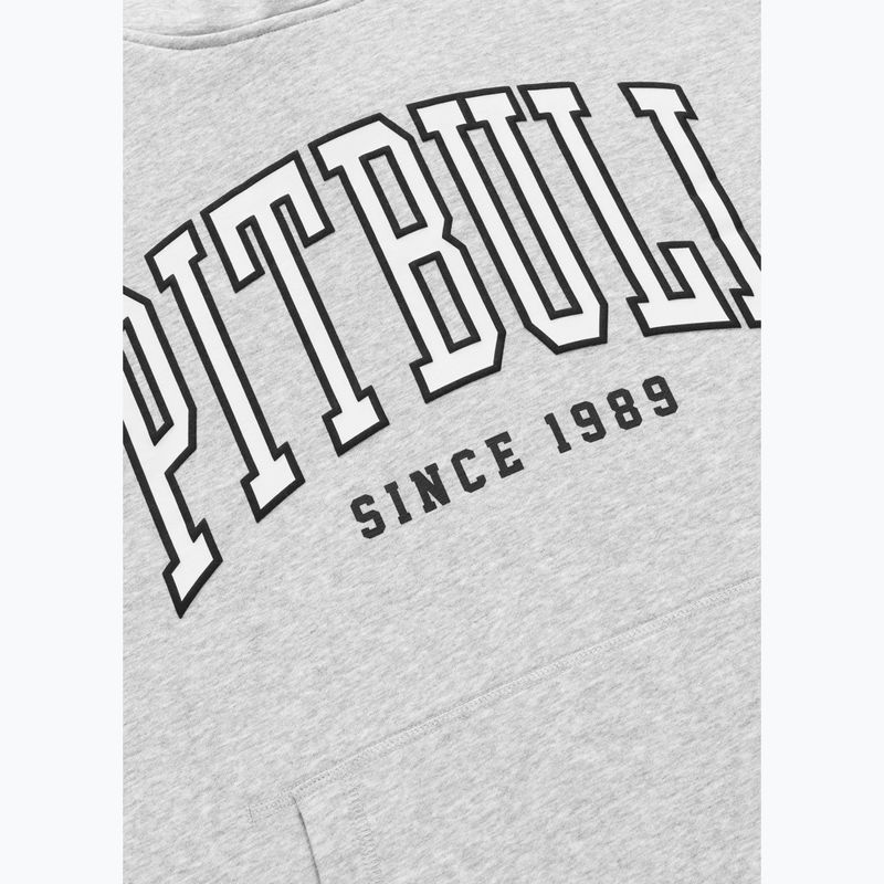 Кофта чоловіча Pitbull Badger Hooded grey/melange 9