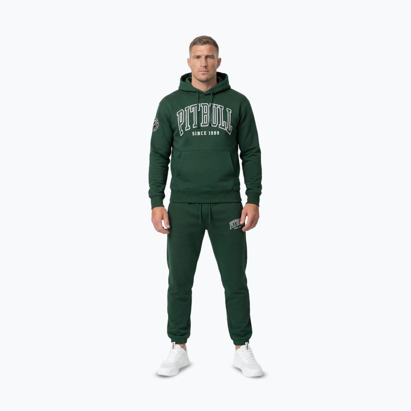 Кофта чоловіча Pitbull Badger Hooded hunter green 2