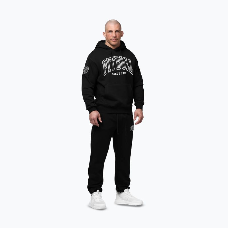 Кофта чоловіча Pitbull Badger Hooded black 2