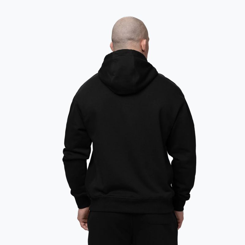 Кофта чоловіча Pitbull Badger Hooded black 3