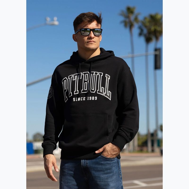 Кофта чоловіча Pitbull Badger Hooded black 11