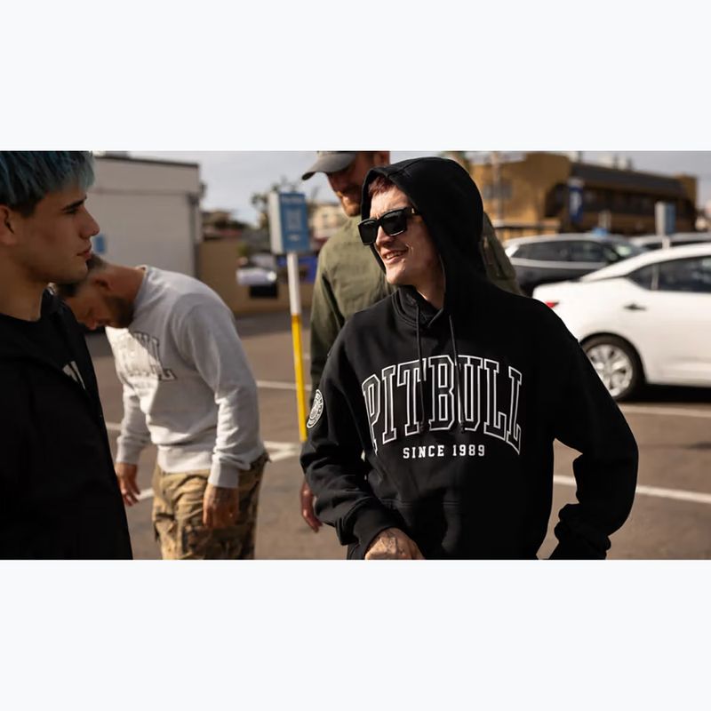 Кофта чоловіча Pitbull Badger Hooded black 13
