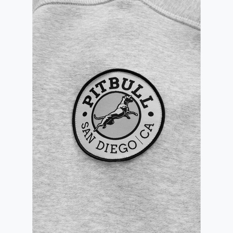 Кофта чоловіча Pitbull Badger Hooded Zip grey/melange 10
