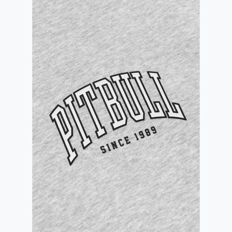 Кофта чоловіча Pitbull Badger Hooded Zip grey/melange 11