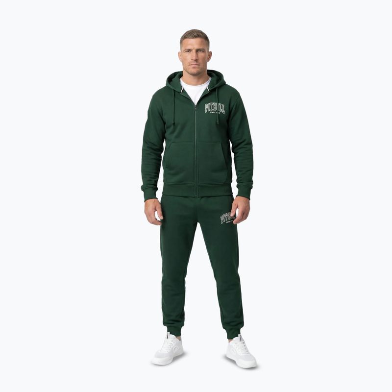 Кофта чоловіча Pitbull Badger Hooded Zip hunter/green 2