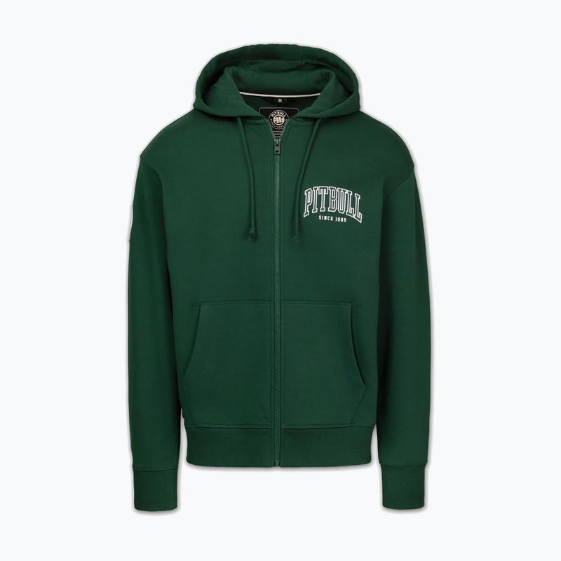 Кофта чоловіча Pitbull Badger Hooded Zip hunter/green 5