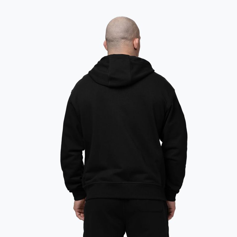 Кофта чоловіча Pitbull Badger Hooded Zip black 3