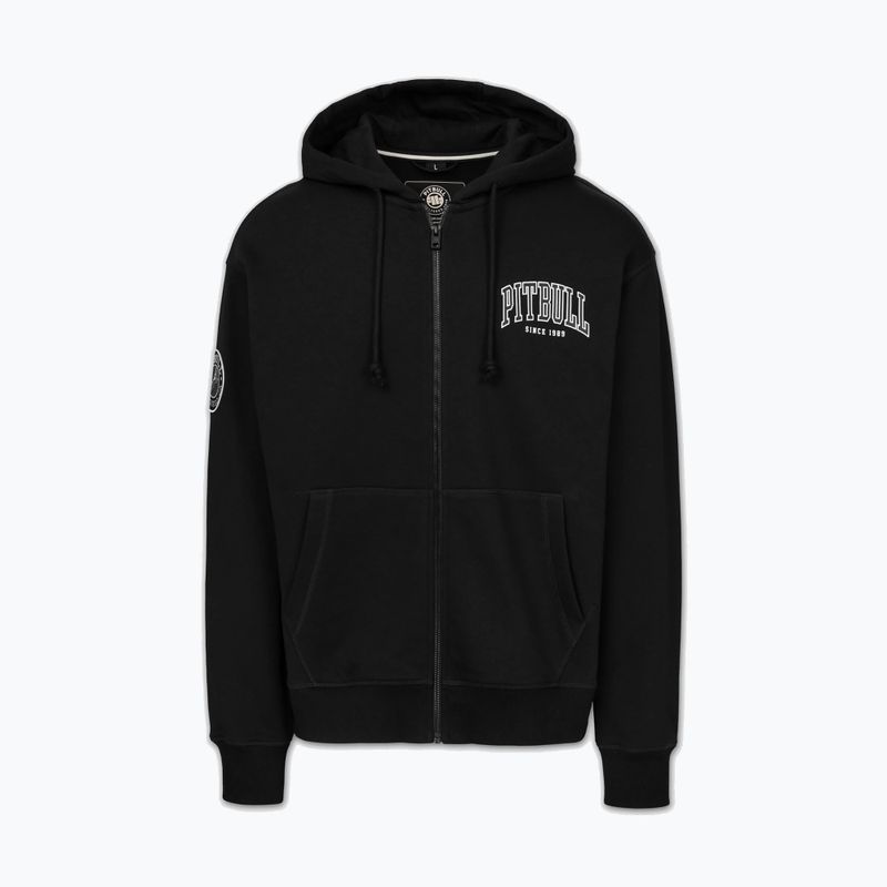 Кофта чоловіча Pitbull Badger Hooded Zip black 5