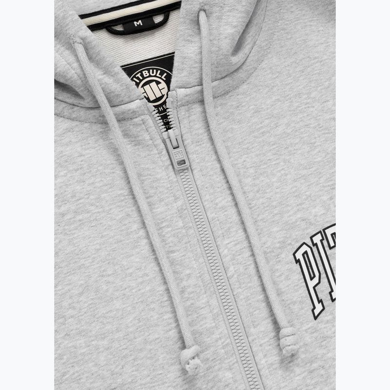 Кофта чоловіча Pitbull Badger Hooded Vest Zip grey/melange 8
