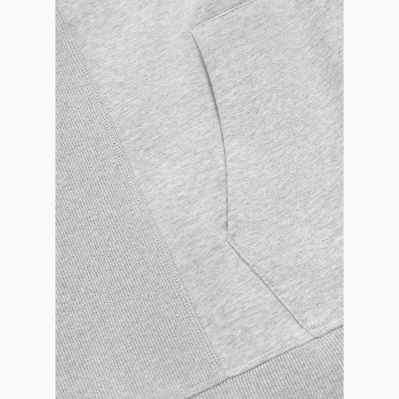 Кофта чоловіча Pitbull Badger Hooded Vest Zip grey/melange 9