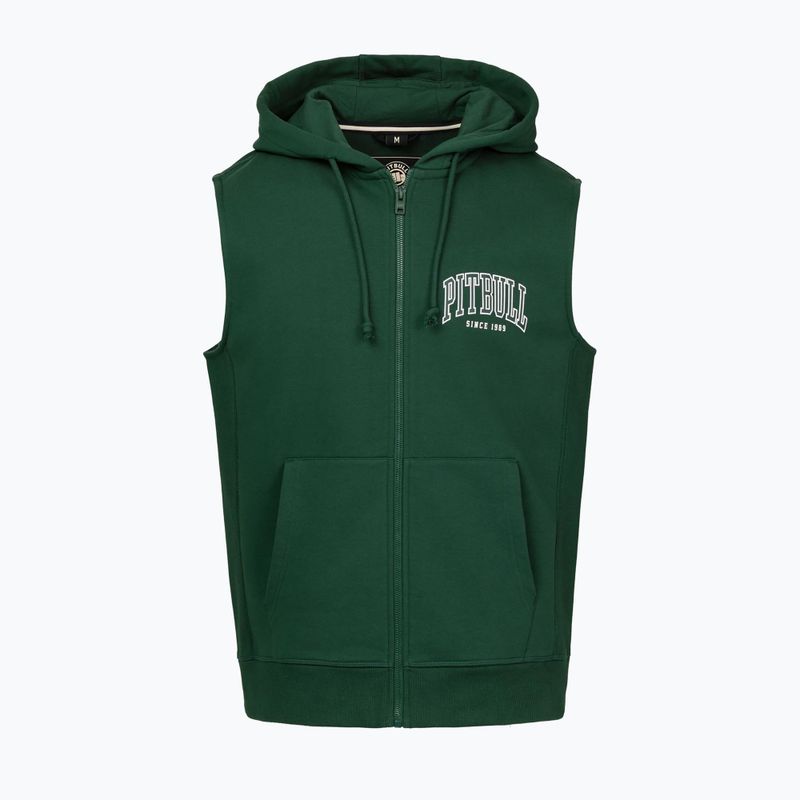 Кофта чоловіча Pitbull Badger Hooded Vest Zip hunter green 5